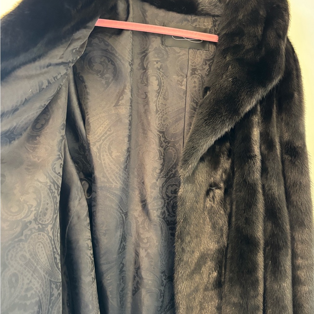 Sakowitz REAL mink fur coat - Picture 2 of 4